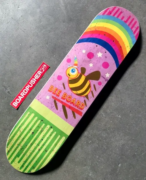 Beatrices Bee Board Skateboard Image