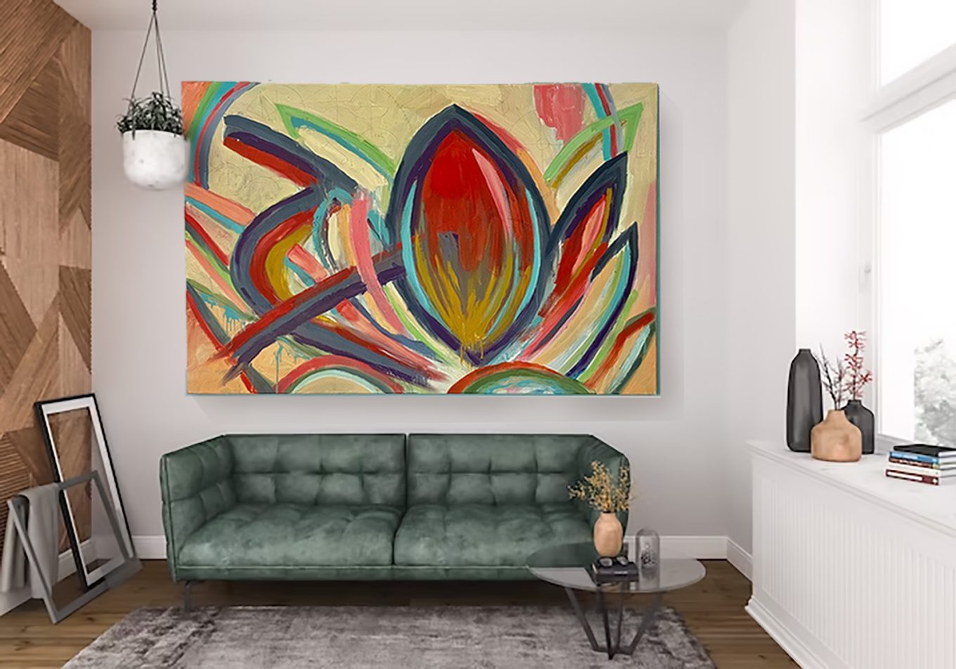 Skater Boy Lotus Painting Photo